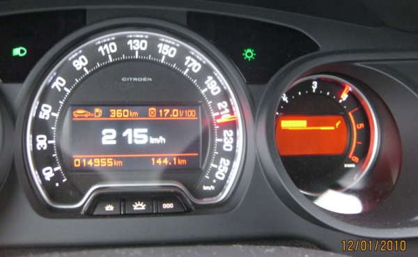 Citroen C5 Tourer HDI 170 215 km/h
